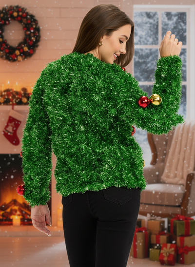 Women's Bristle Babe Ugly Christmas Cardigan Sweater