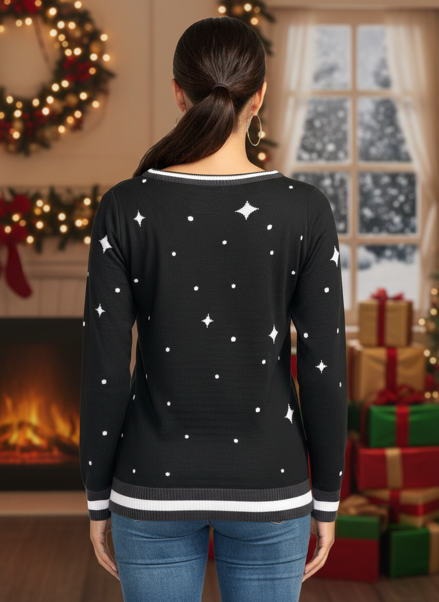 Women's Nessie Ugly Christmas Sweater